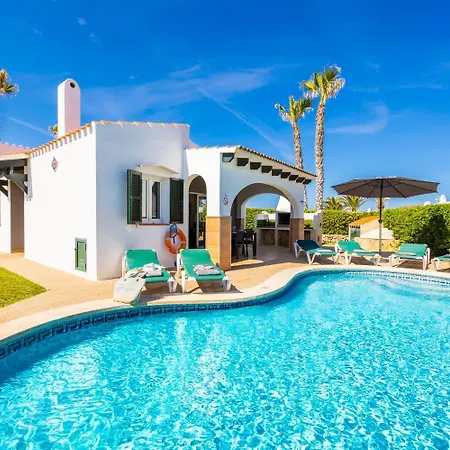 Juana Large Private Pool Ac Wifi Villa Cala'N Bosch (Menorca)